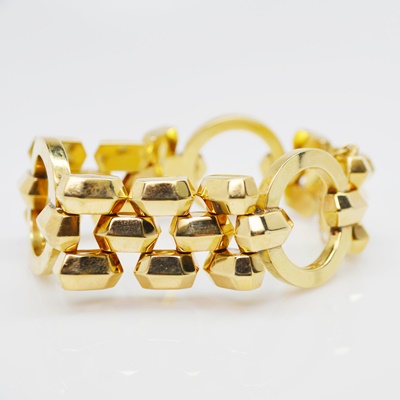 Retro 14K Yellow Gold Bracelet