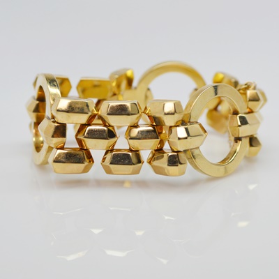 Retro 14K Yellow Gold Bracelet
