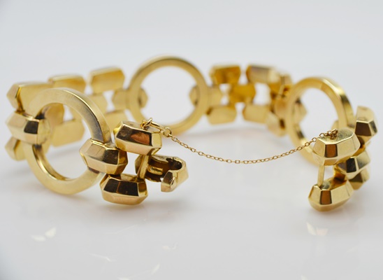 Retro 14K Yellow Gold Bracelet