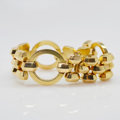 Retro 14K Yellow Gold Bracelet