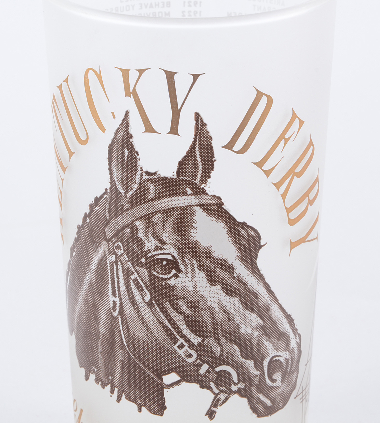 Kentucky Derby Pennant and 1964 Glass