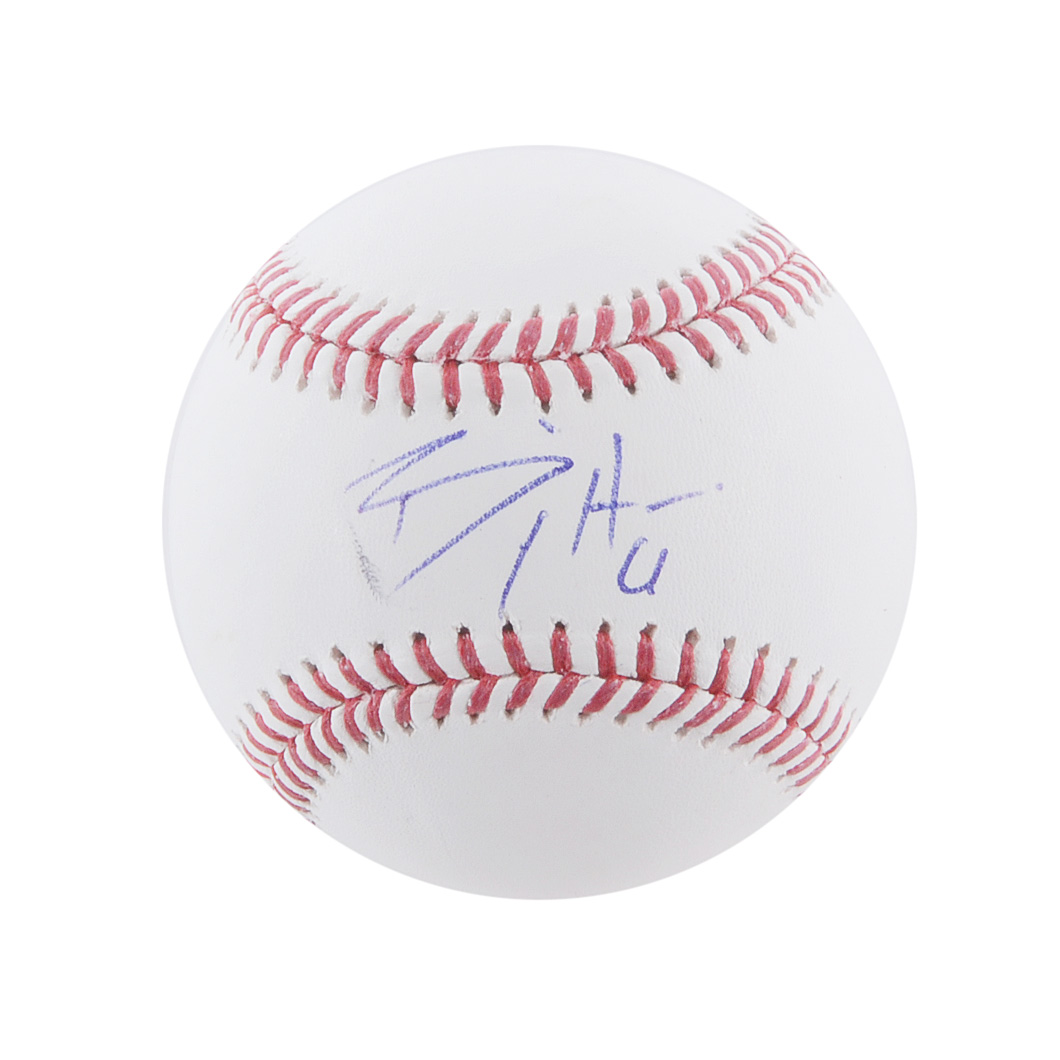 Billy Hamilton Signed Rawlings Major League Ball