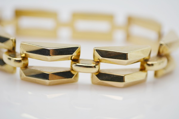 Retro Circa 1940 14K Yellow Gold Bracelet