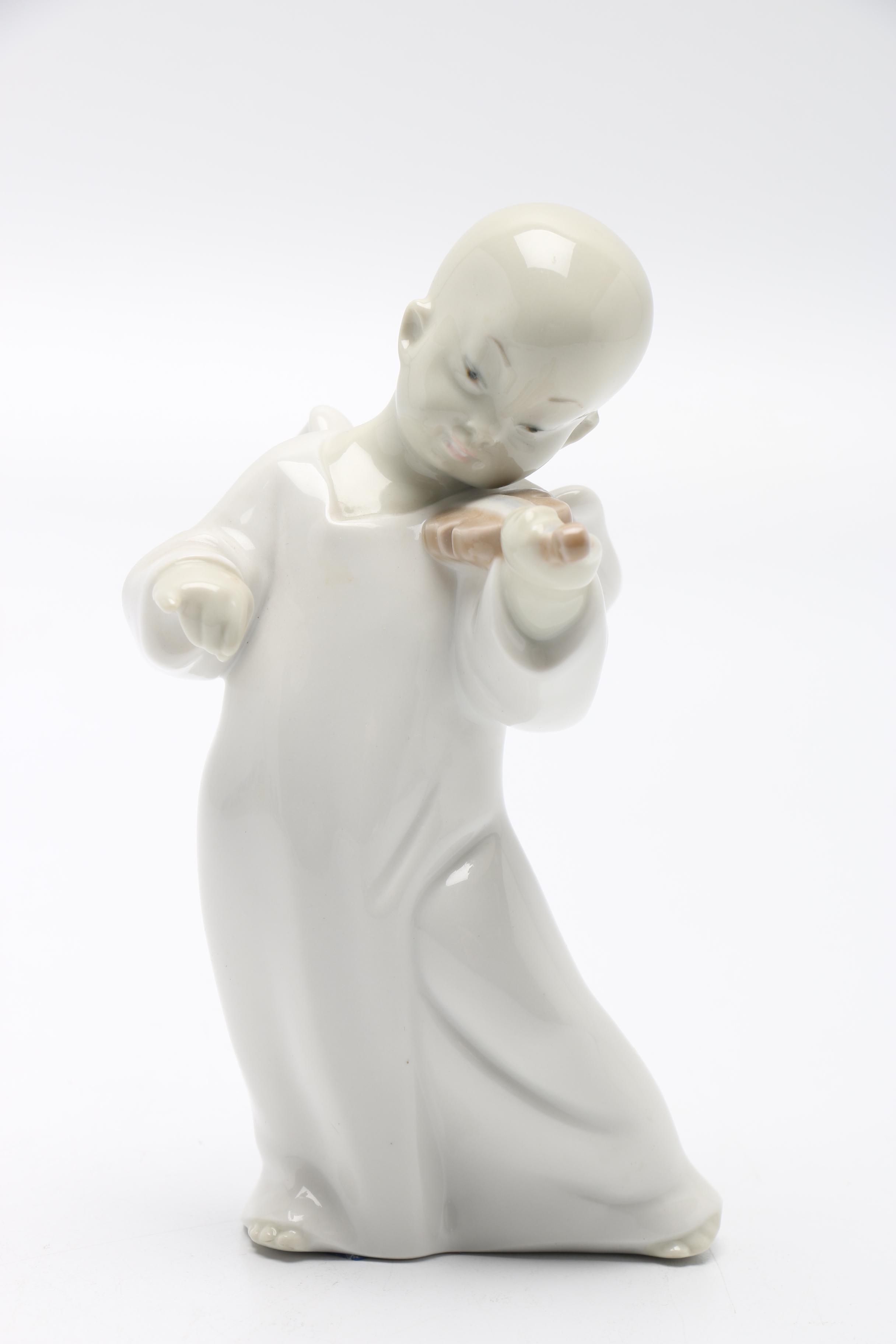 Pair of Lladro Angel Figurines