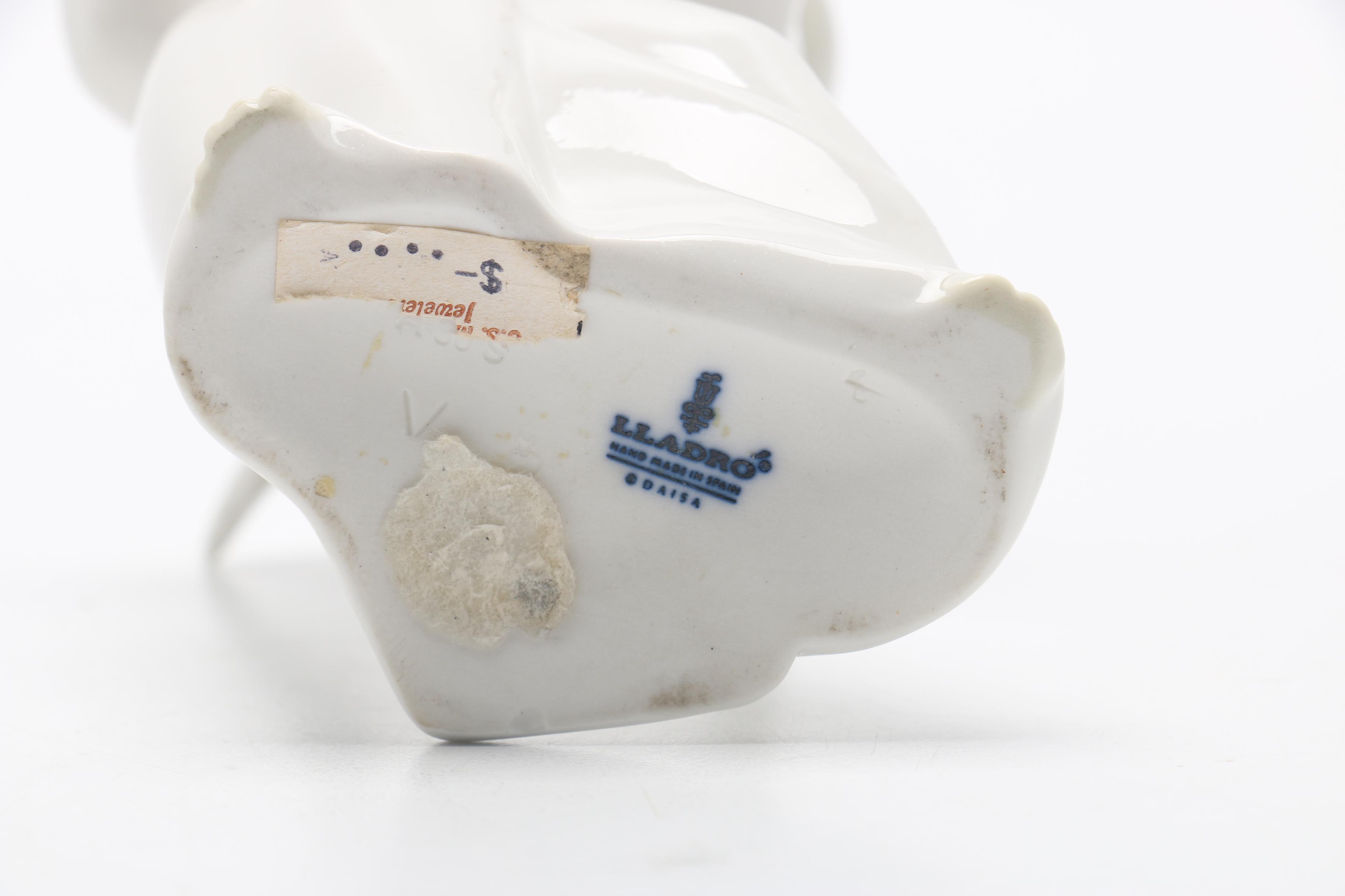 Pair of Lladro Angel Figurines