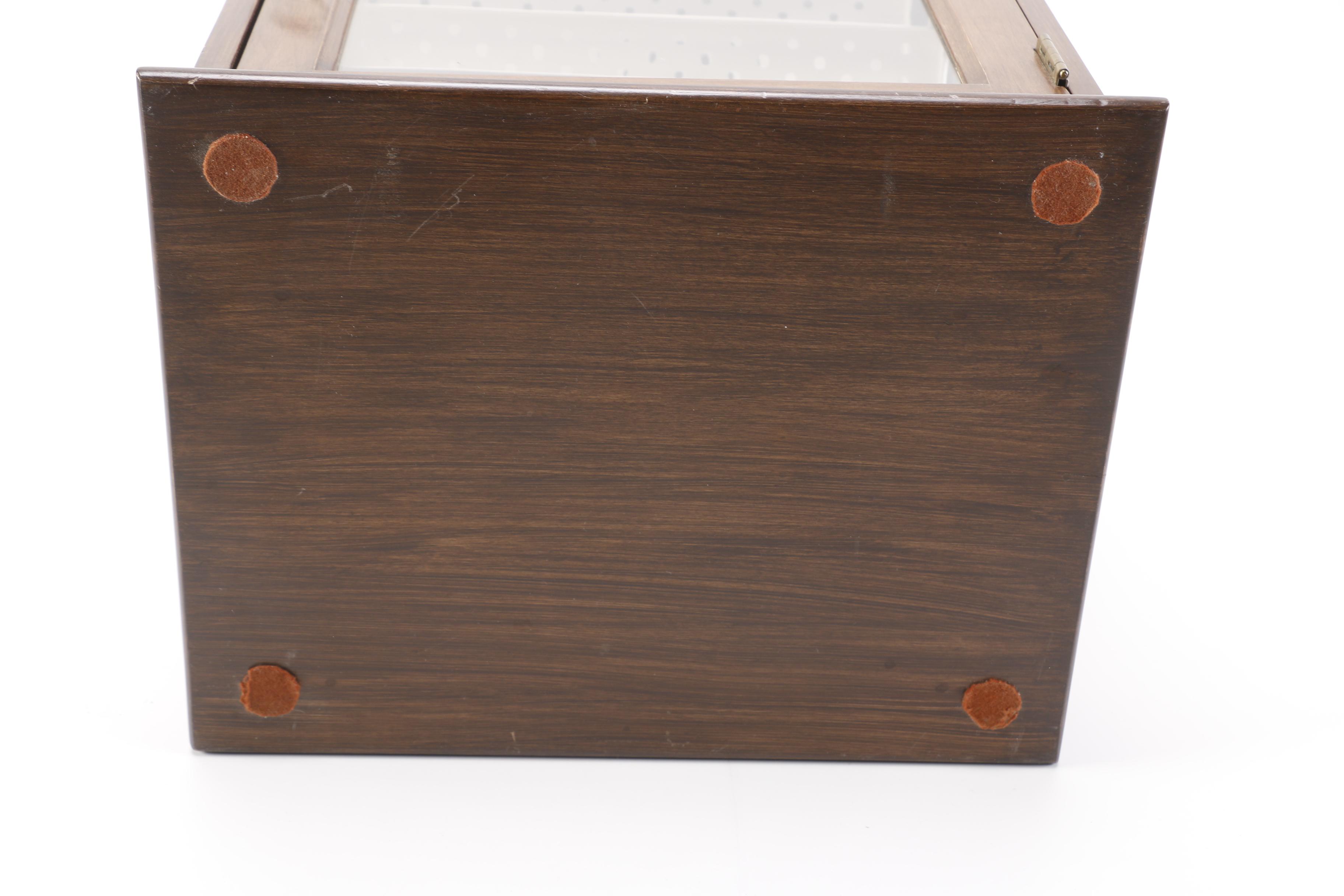 Vintage Sterilizer Cabinet with Perforated Steel Shelves