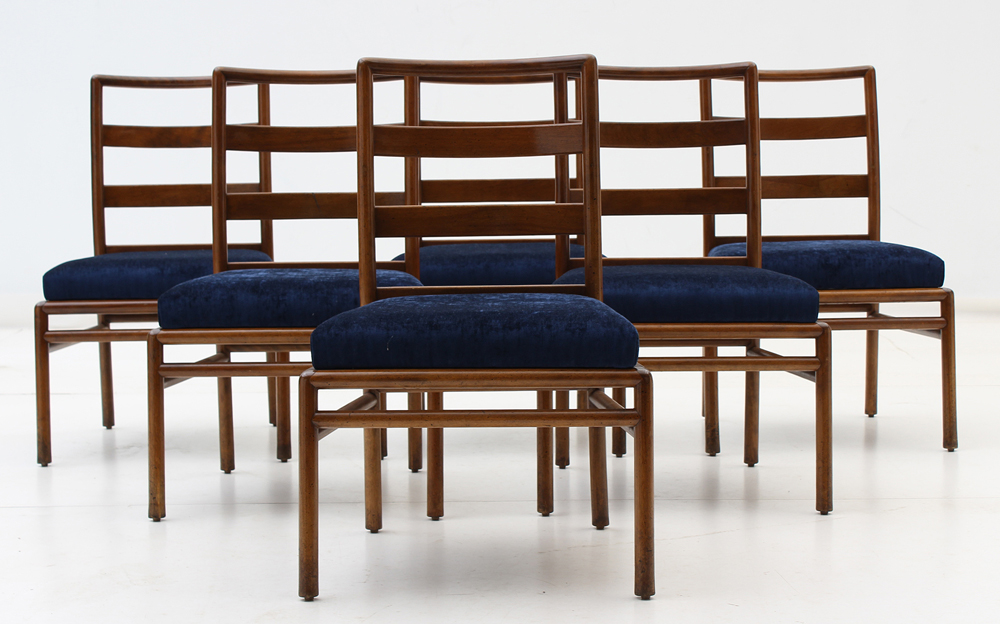 Set of Dining Chairs by T.H. Robsjohn Gibbings for Widdicomb