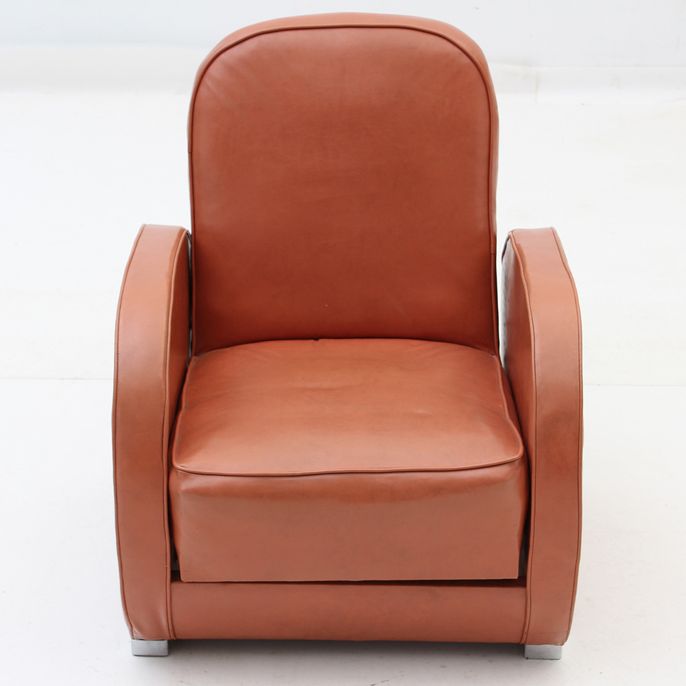 Mid Century Modern Vinyl Recliner