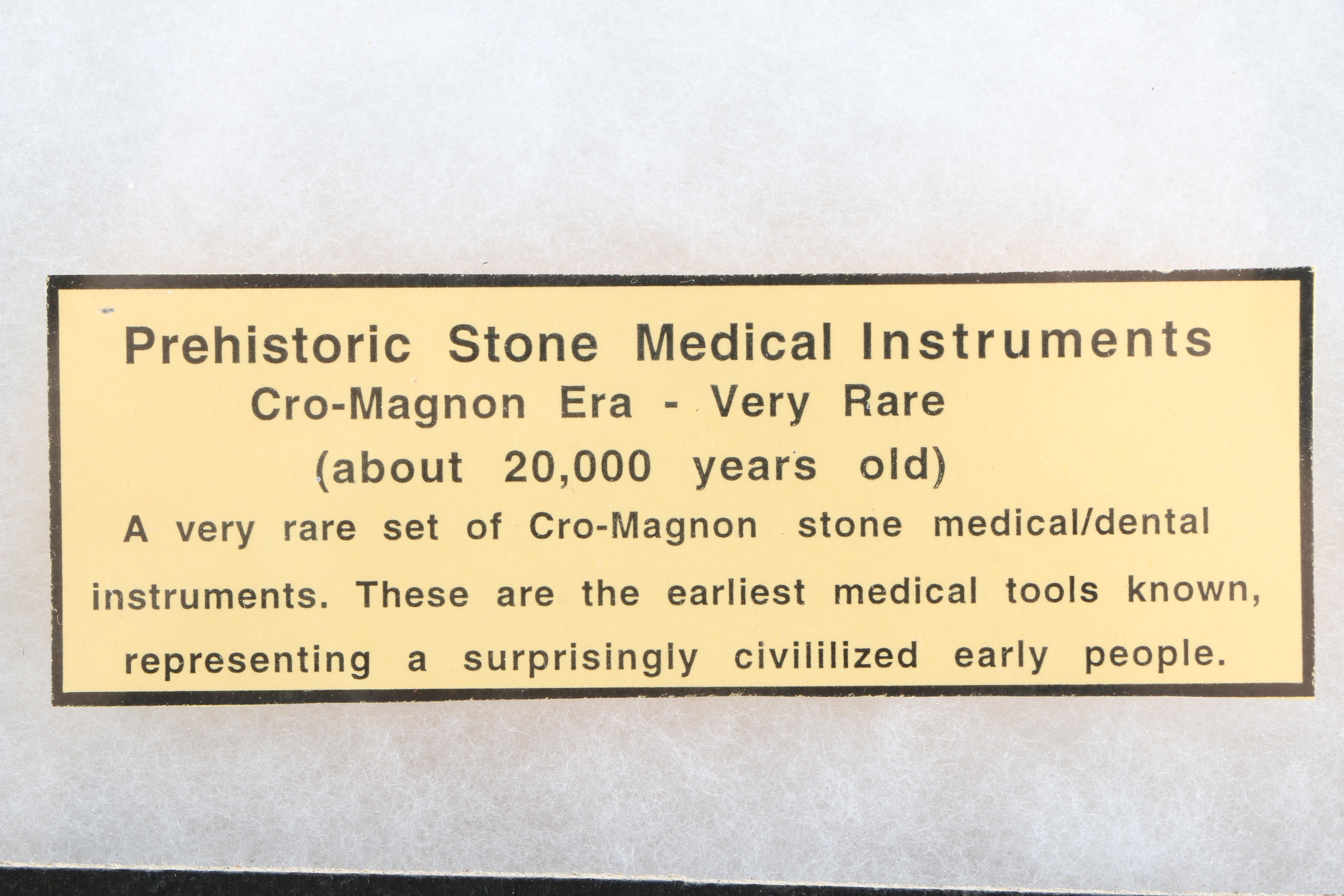 Reproduction Prehistoric Stone Instruments