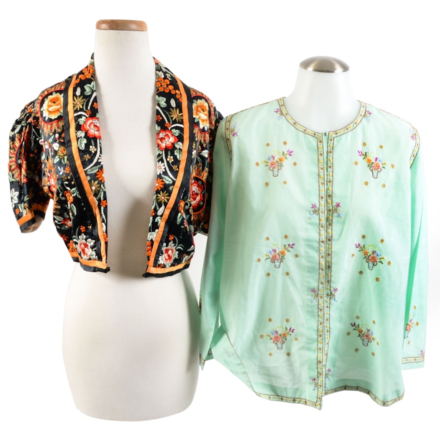 Asian-Inspired Bolero Jacket and Top