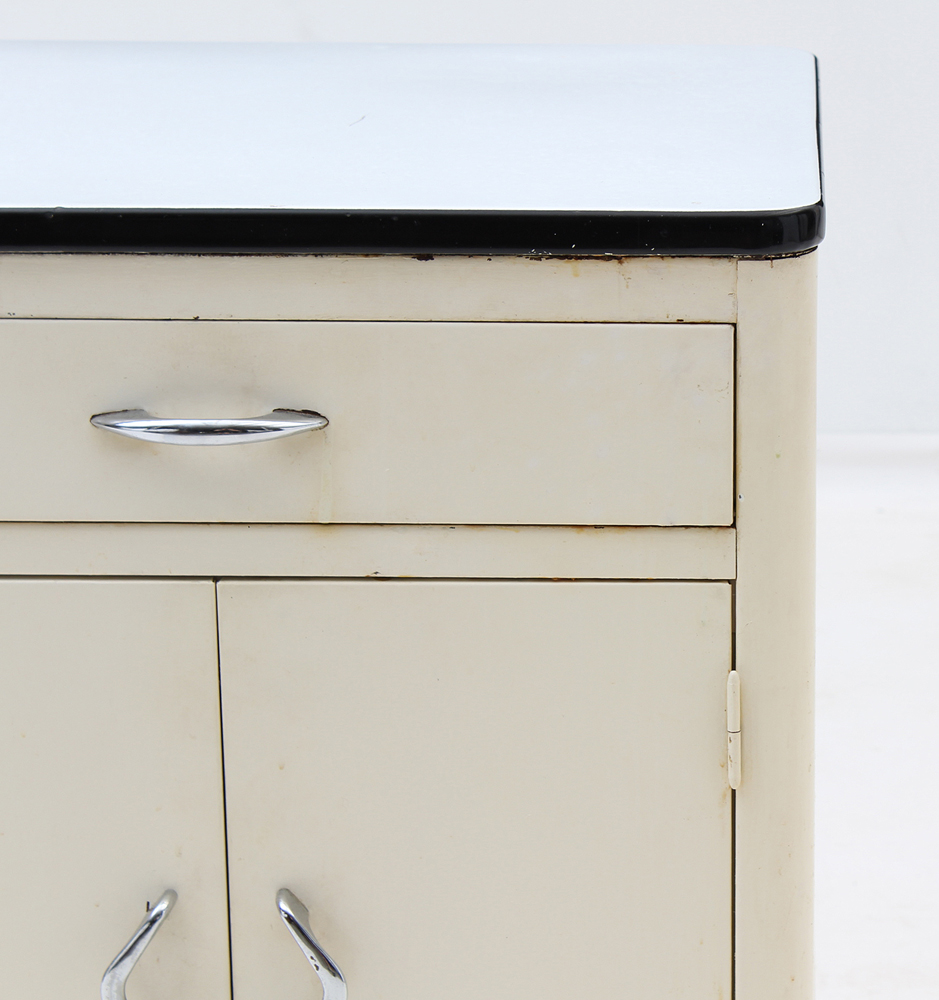 Enamel Kitchen Cabinet