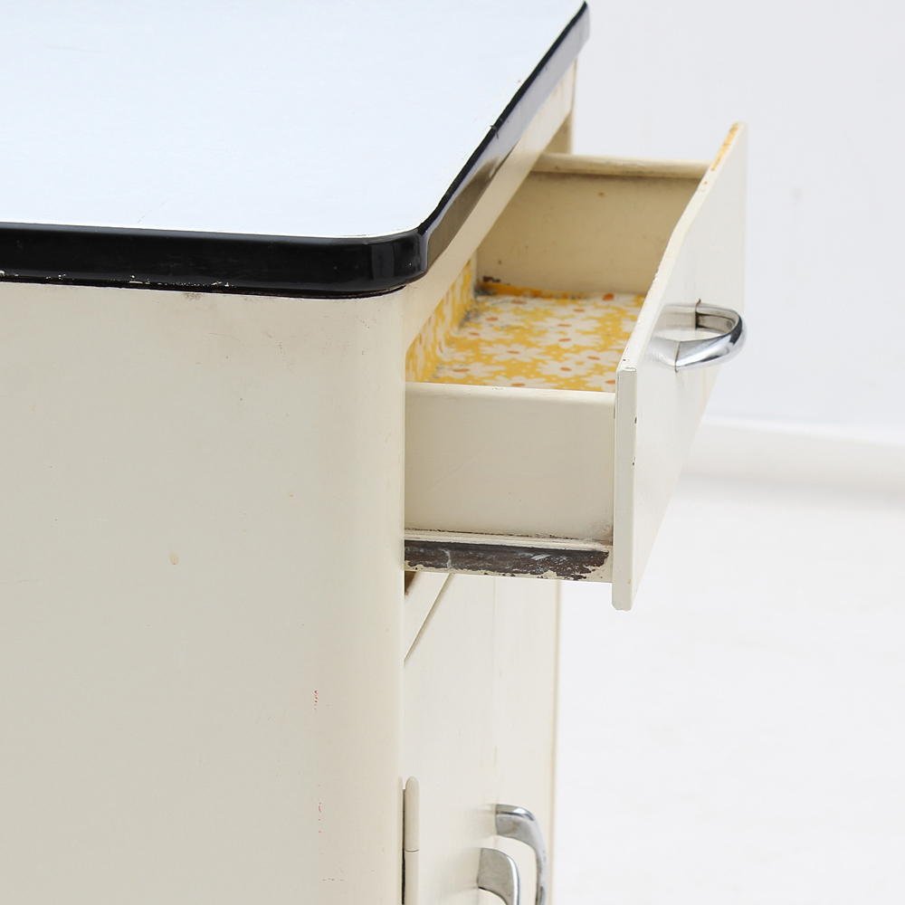 Enamel Kitchen Cabinet