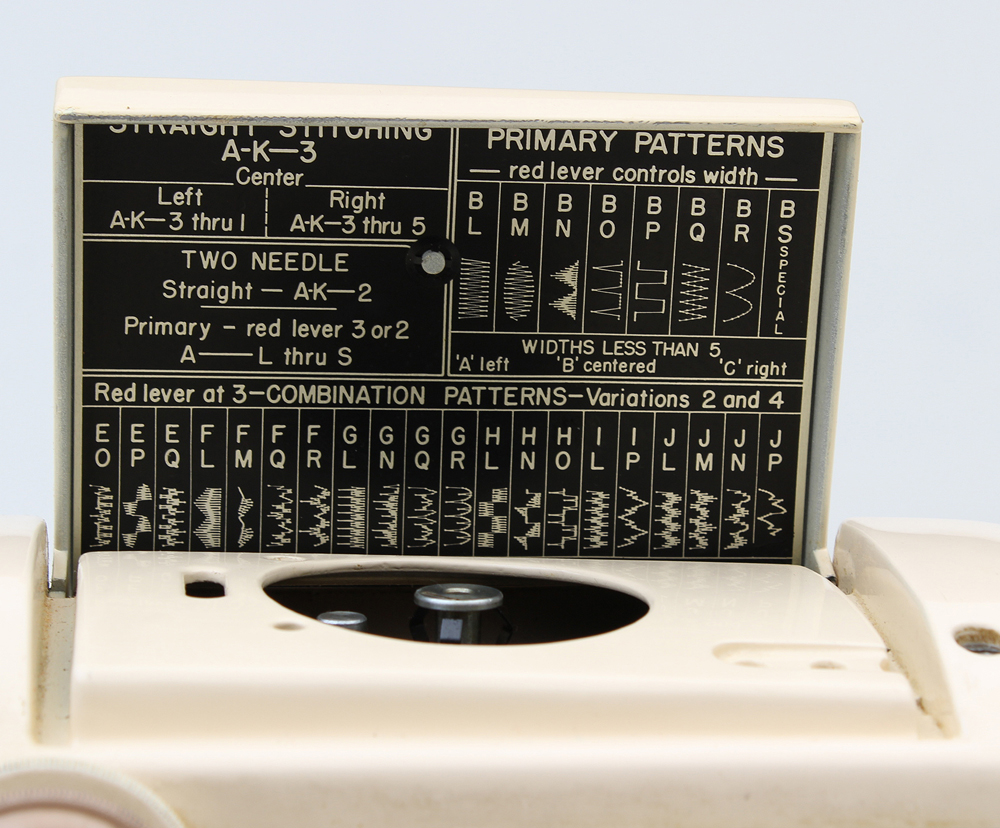 Mid-Century Blonde Singer Sewing Table