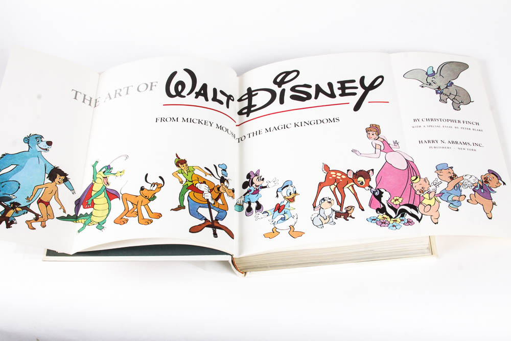 "The Art of Walt Disney" Illustrated Coffee Table Book