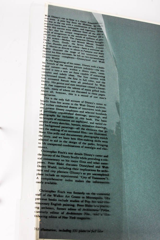 "The Art of Walt Disney" Illustrated Coffee Table Book