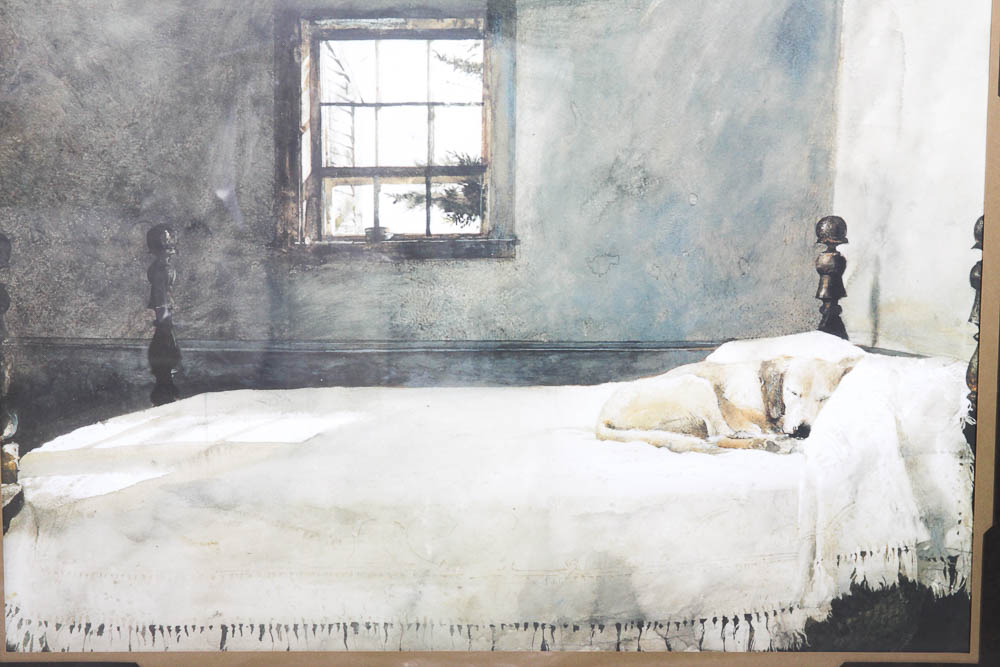 After Andrew Wyeth Print "Master Bedroom"