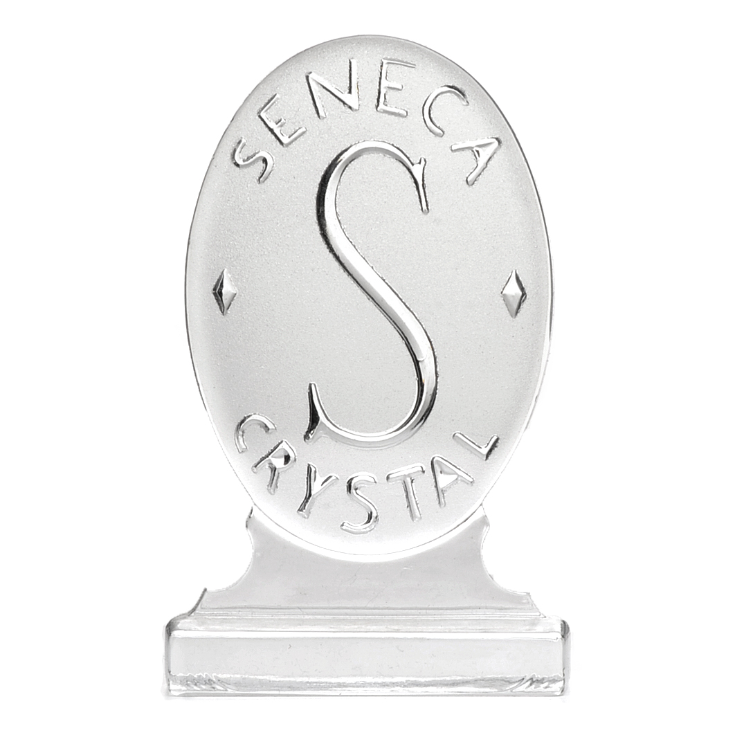 Seneca Crystal Glass Advertising Sign