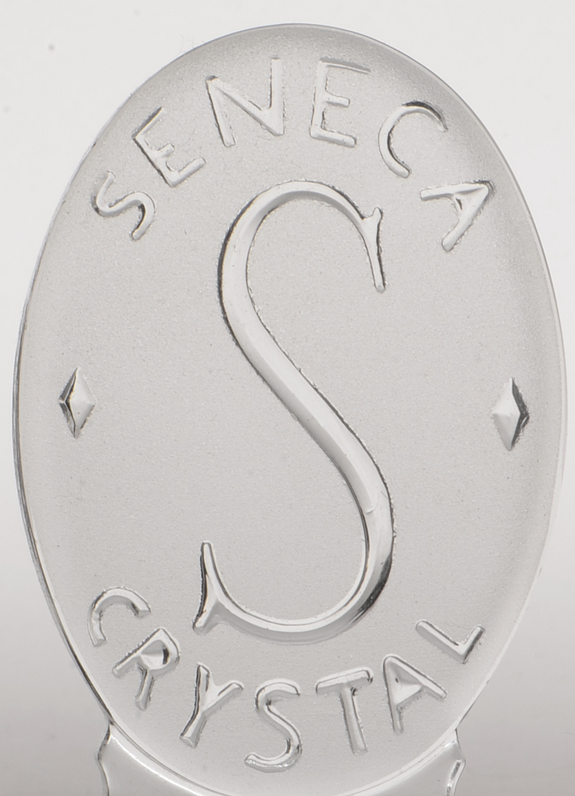 Seneca Crystal Glass Advertising Sign