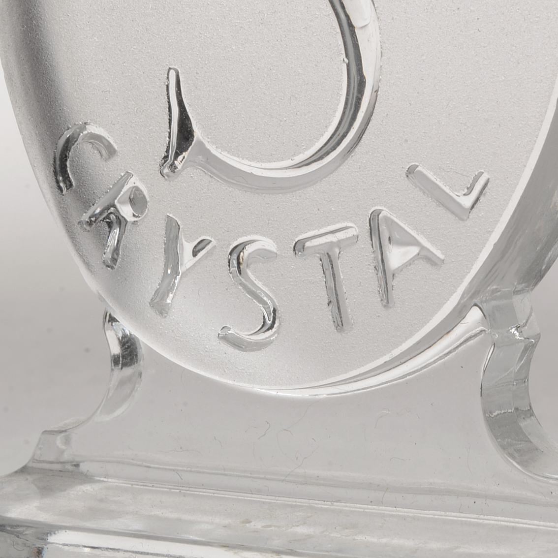 Seneca Crystal Glass Advertising Sign