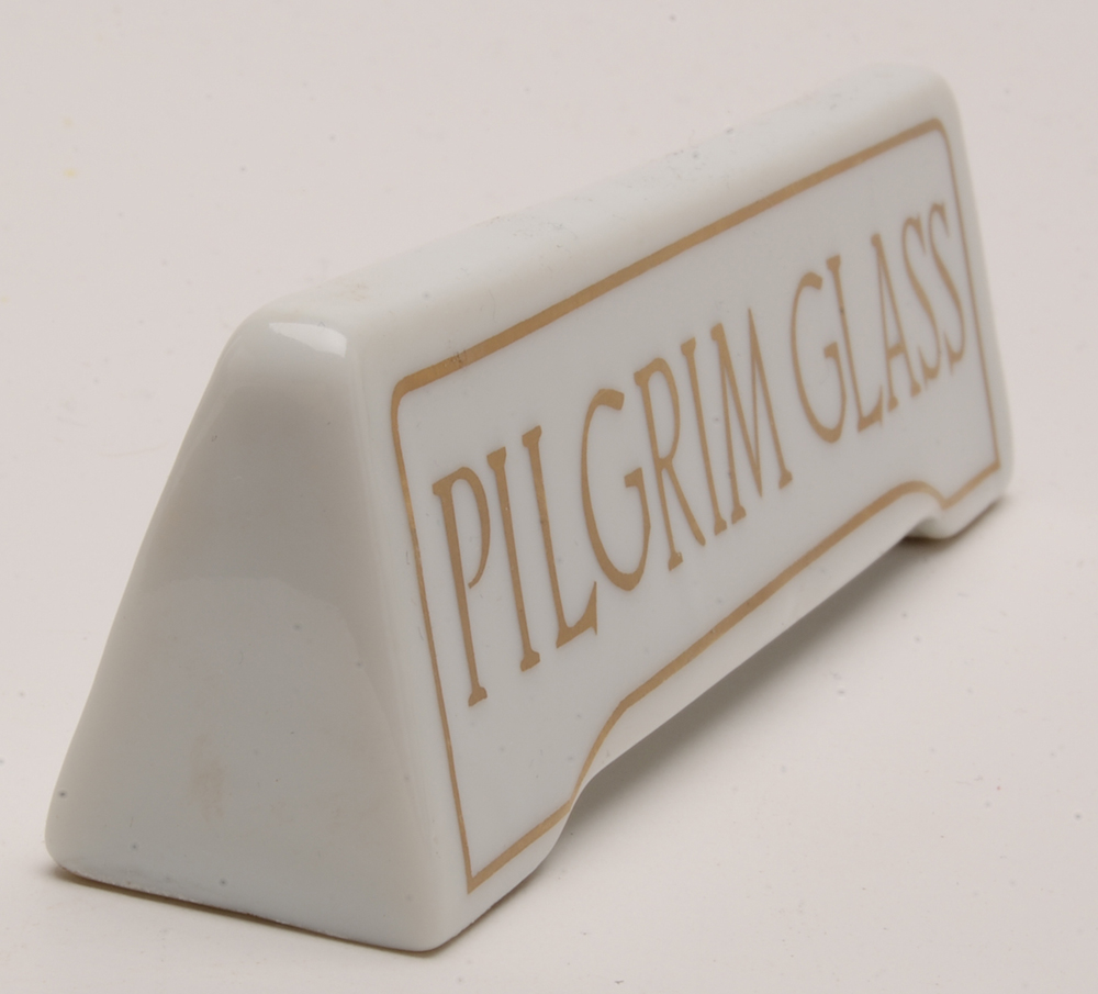 Group Vintage Advertising Signs for Glass and Crystal Companies