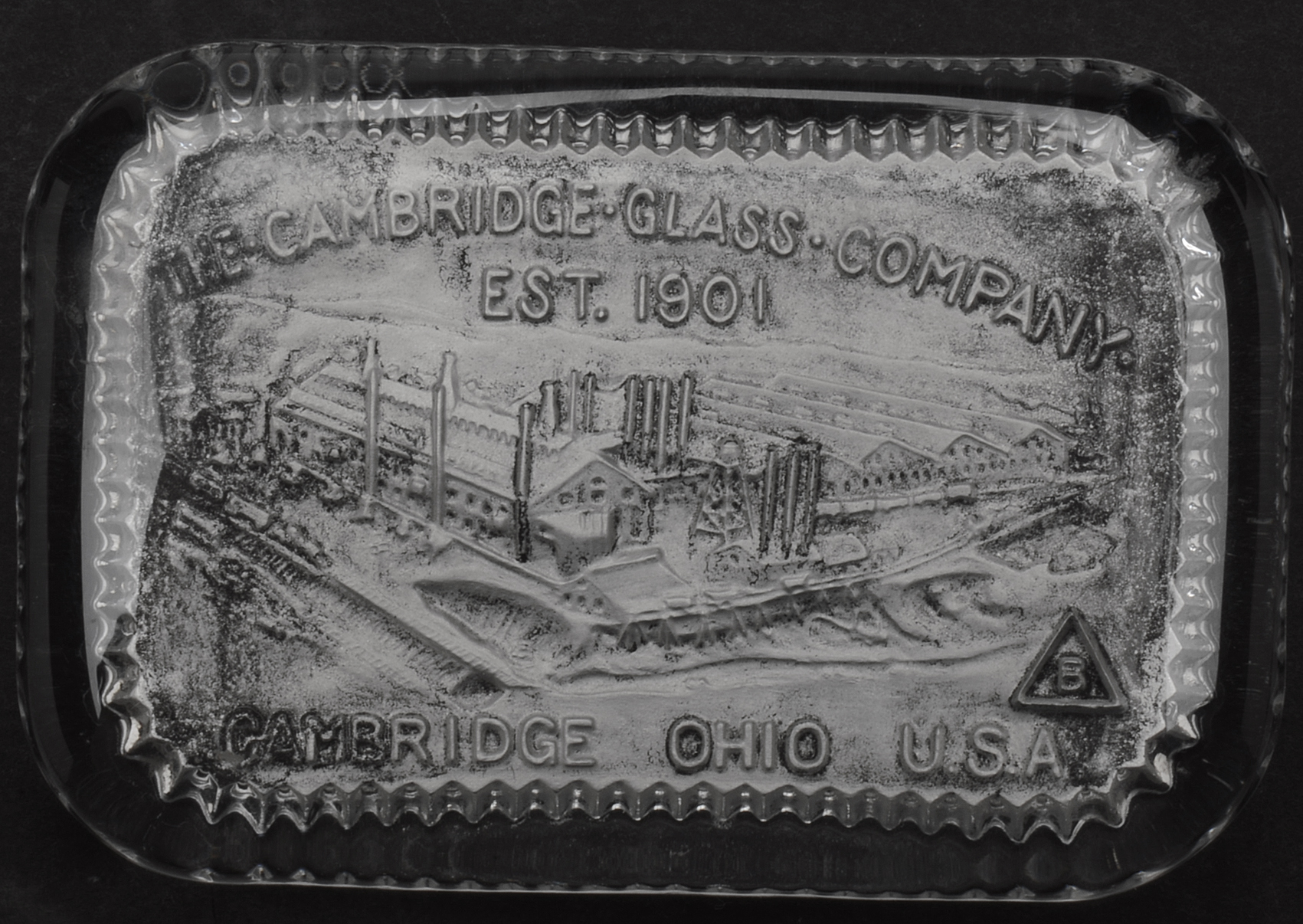 Group Vintage Advertising Signs for Glass and Crystal Companies