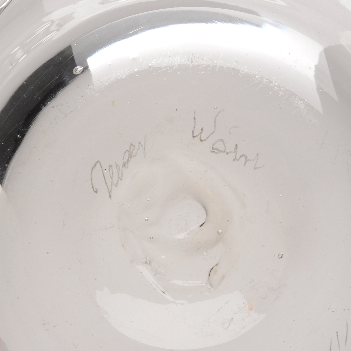 Hand Blown Art Glass Bowl