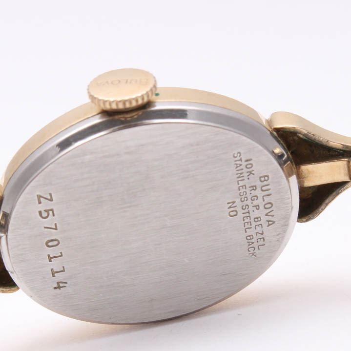Vintage 10K Gold Filled Bulova Watch