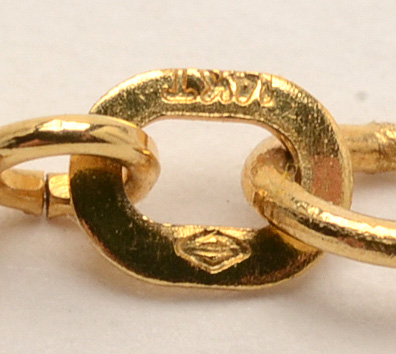 14K Yellow Gold Colorless Cubic Zirconia Necklace