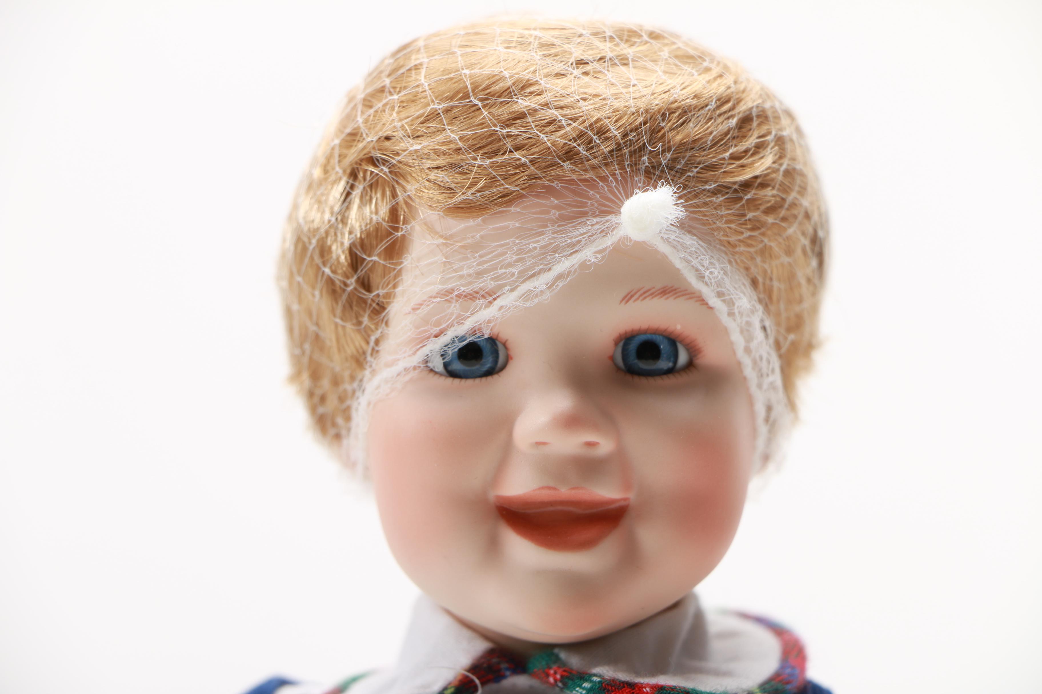 Limited Edition Ashton-Drake Galleries "Patrick" Porcelain Doll