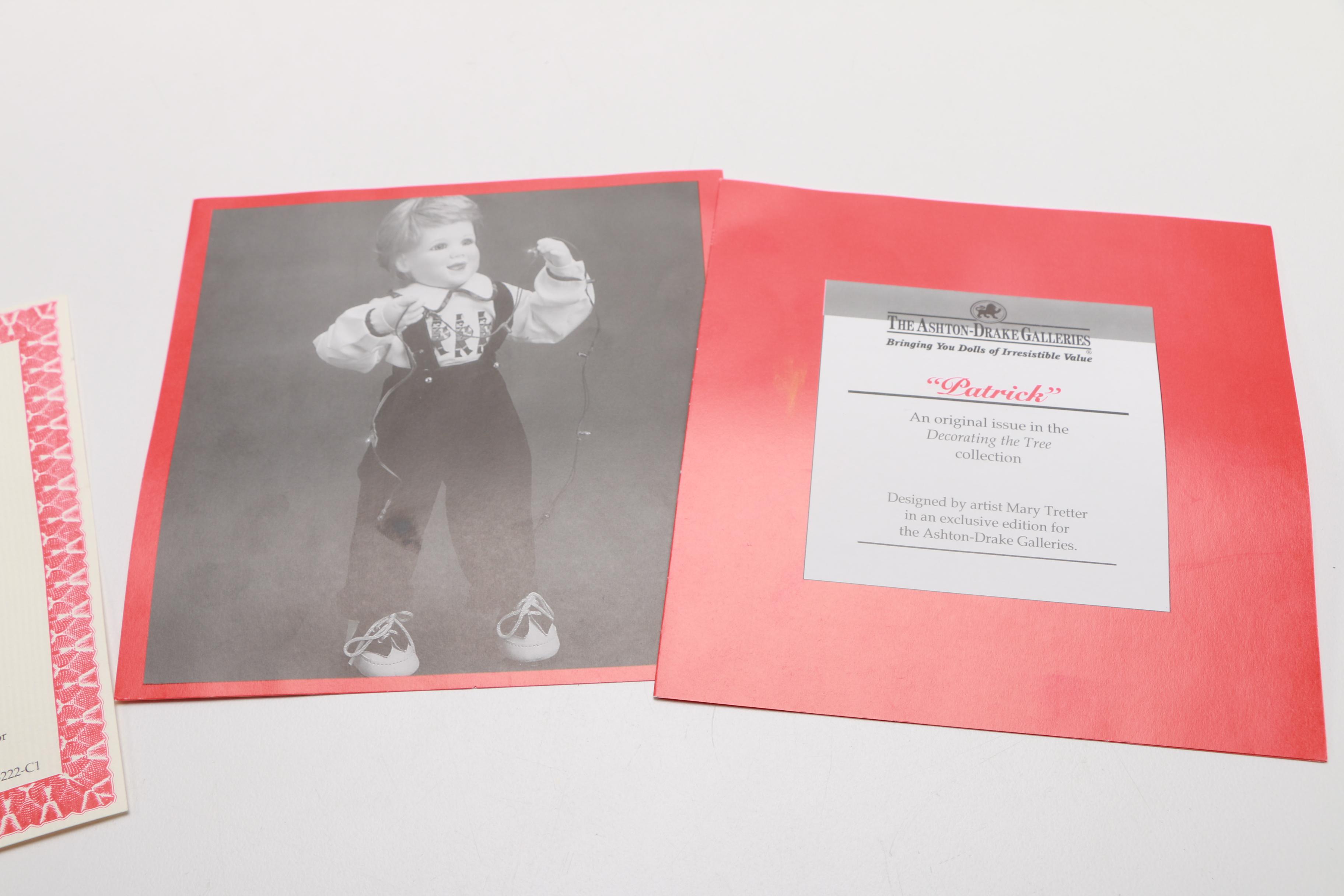 Limited Edition Ashton-Drake Galleries "Patrick" Porcelain Doll