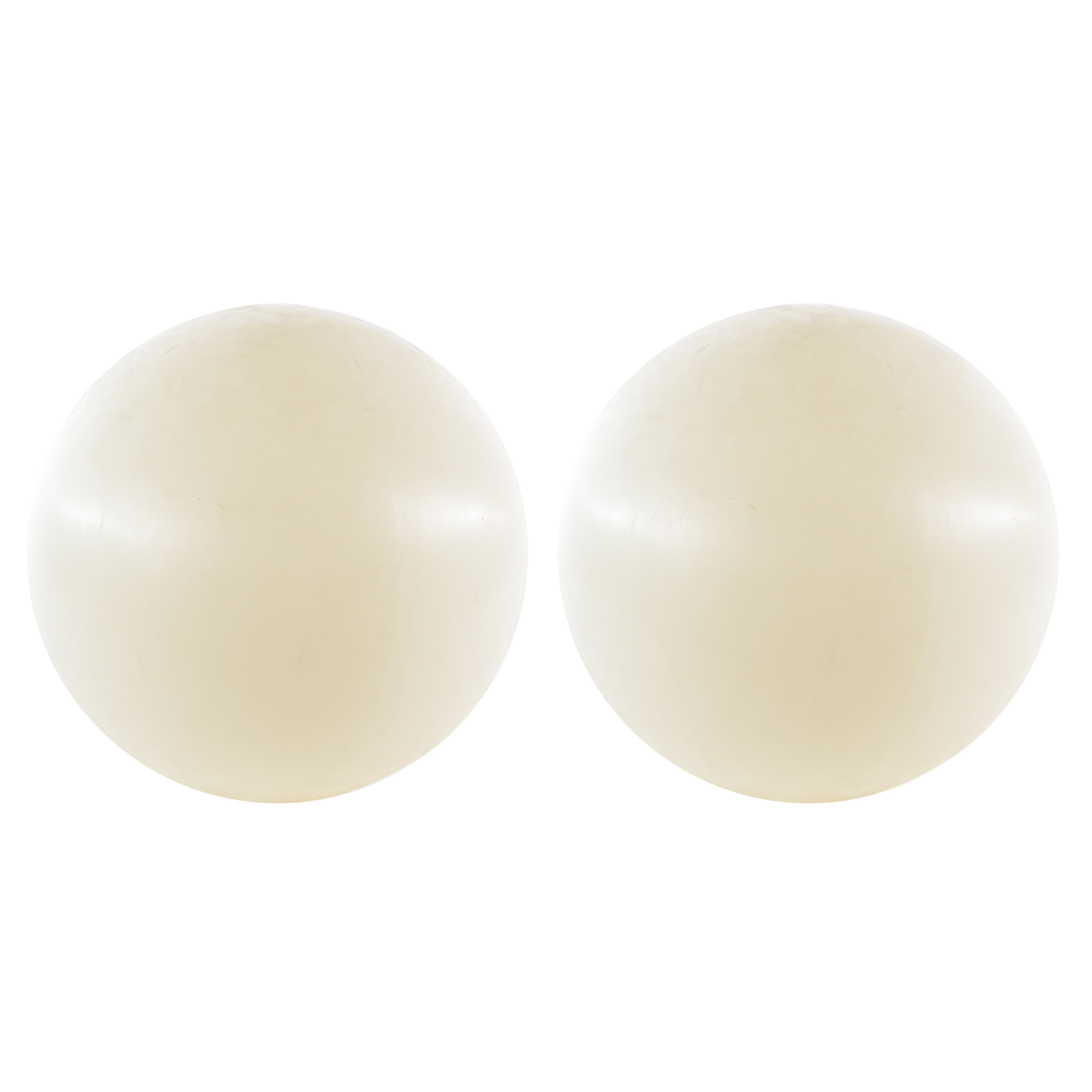 Pair of Large Plastic Light Globes