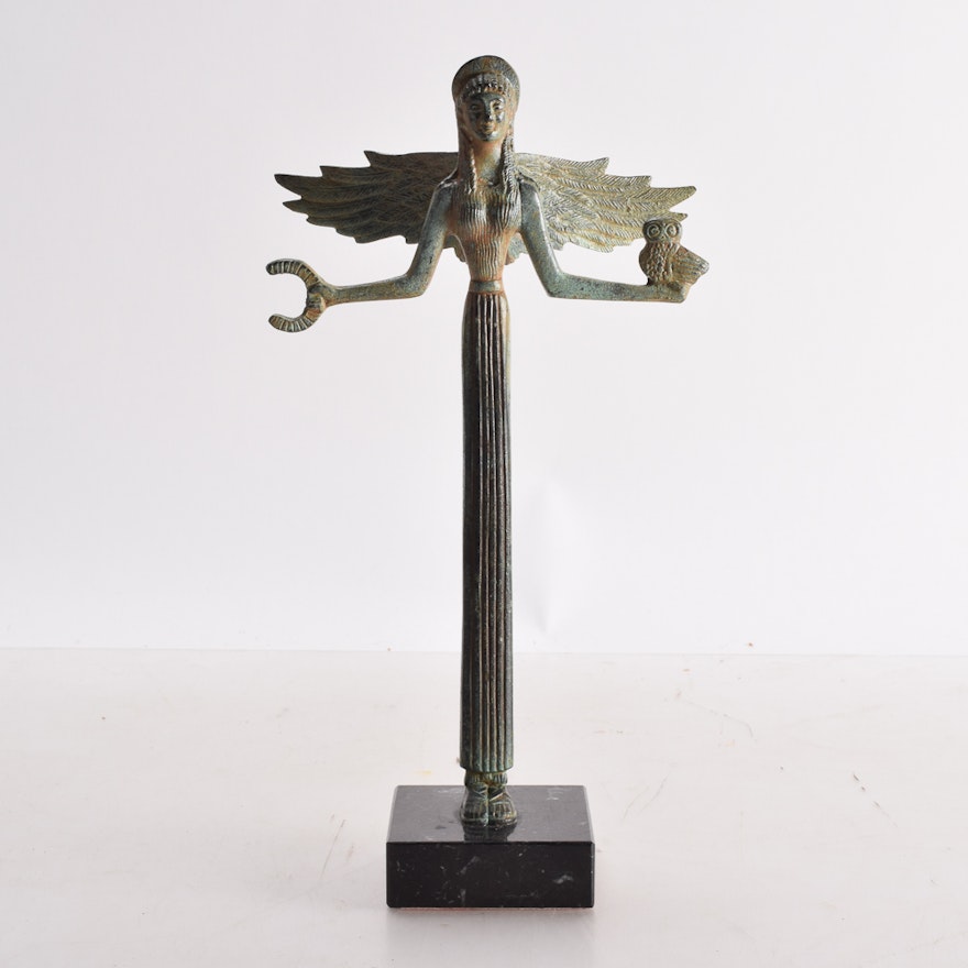 Reproduction Bronze Figurine of Mesopotamian Goddess Inanna