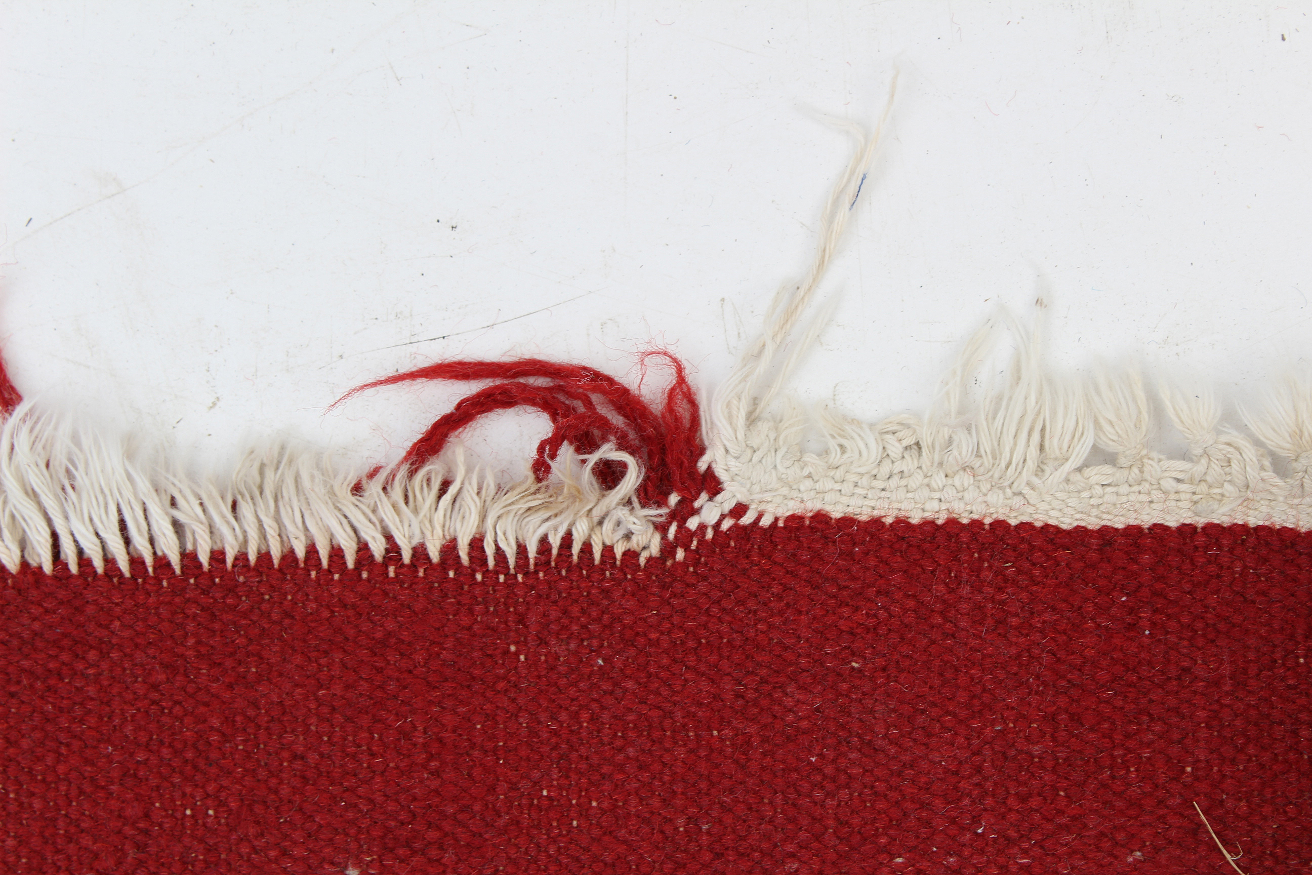 Vintage Handwoven Flat Weave Dhurrie Area Rug