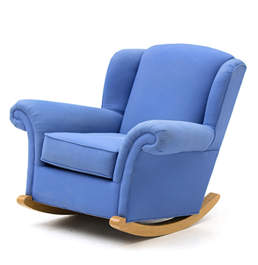 Rocking Wing-Back Armchair