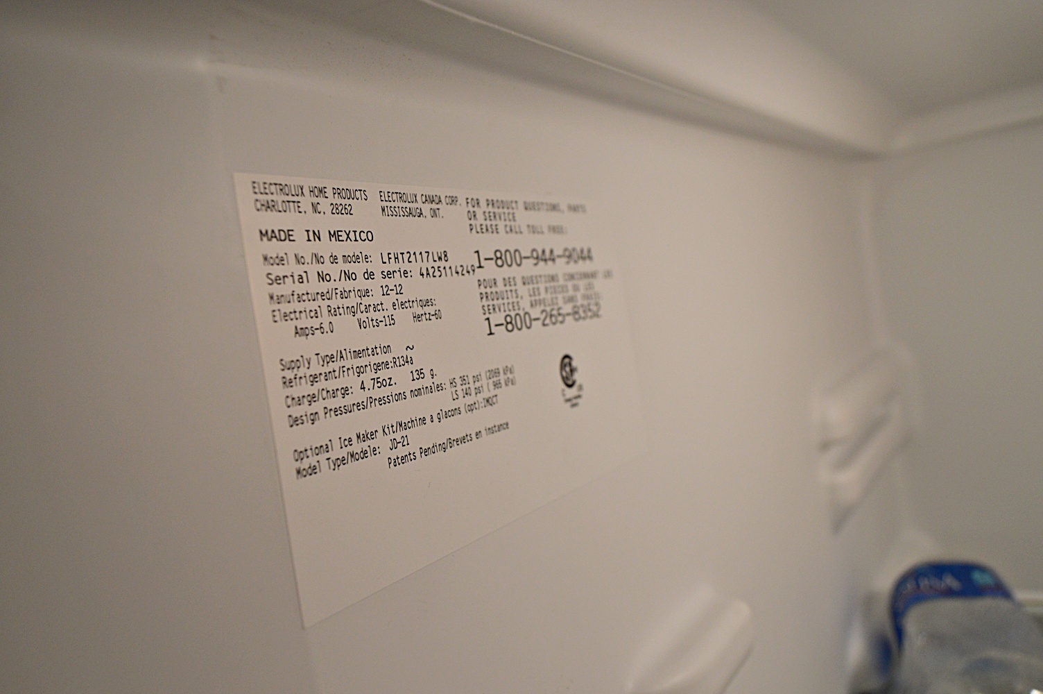 Frigidaire Refrigerator-Freezer