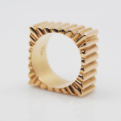 Raul Haas 14K Rose Gold Square Ring