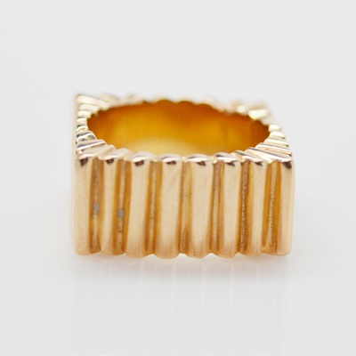 Raul Haas 14K Rose Gold Square Ring