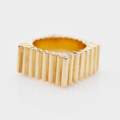Raul Haas 14K Rose Gold Square Ring