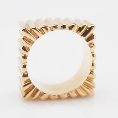 Raul Haas 14K Rose Gold Square Ring