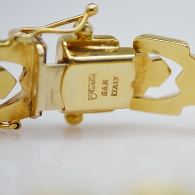 Aurafin 14K Yellow Gold Link Bracelet