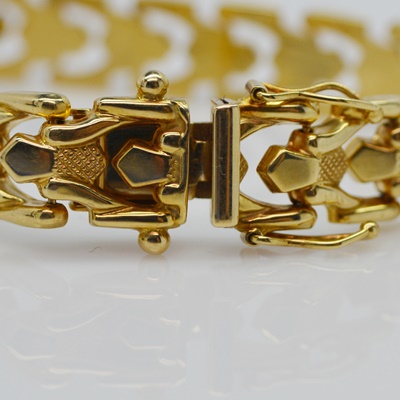 Aurafin 14K Yellow Gold Link Bracelet