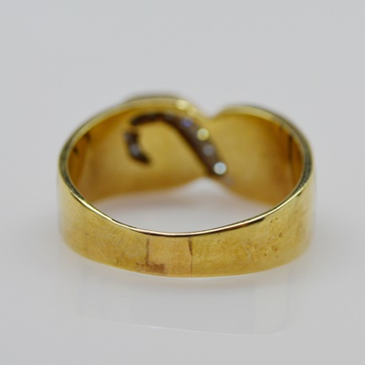 14K Yellow Gold Diamond Ring