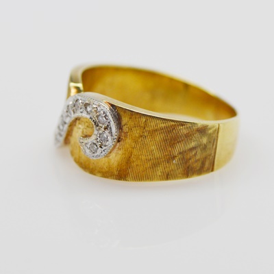 14K Yellow Gold Diamond Ring