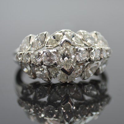 Platinum 2.29 CTW Diamond Ring