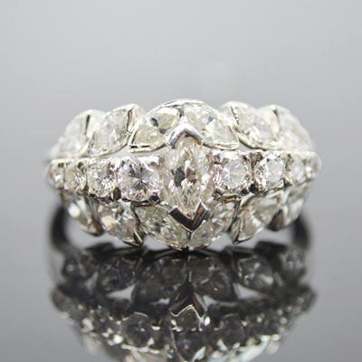 Platinum 2.29 CTW Diamond Ring