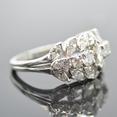 Platinum 2.29 CTW Diamond Ring