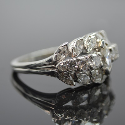 Platinum 2.29 CTW Diamond Ring