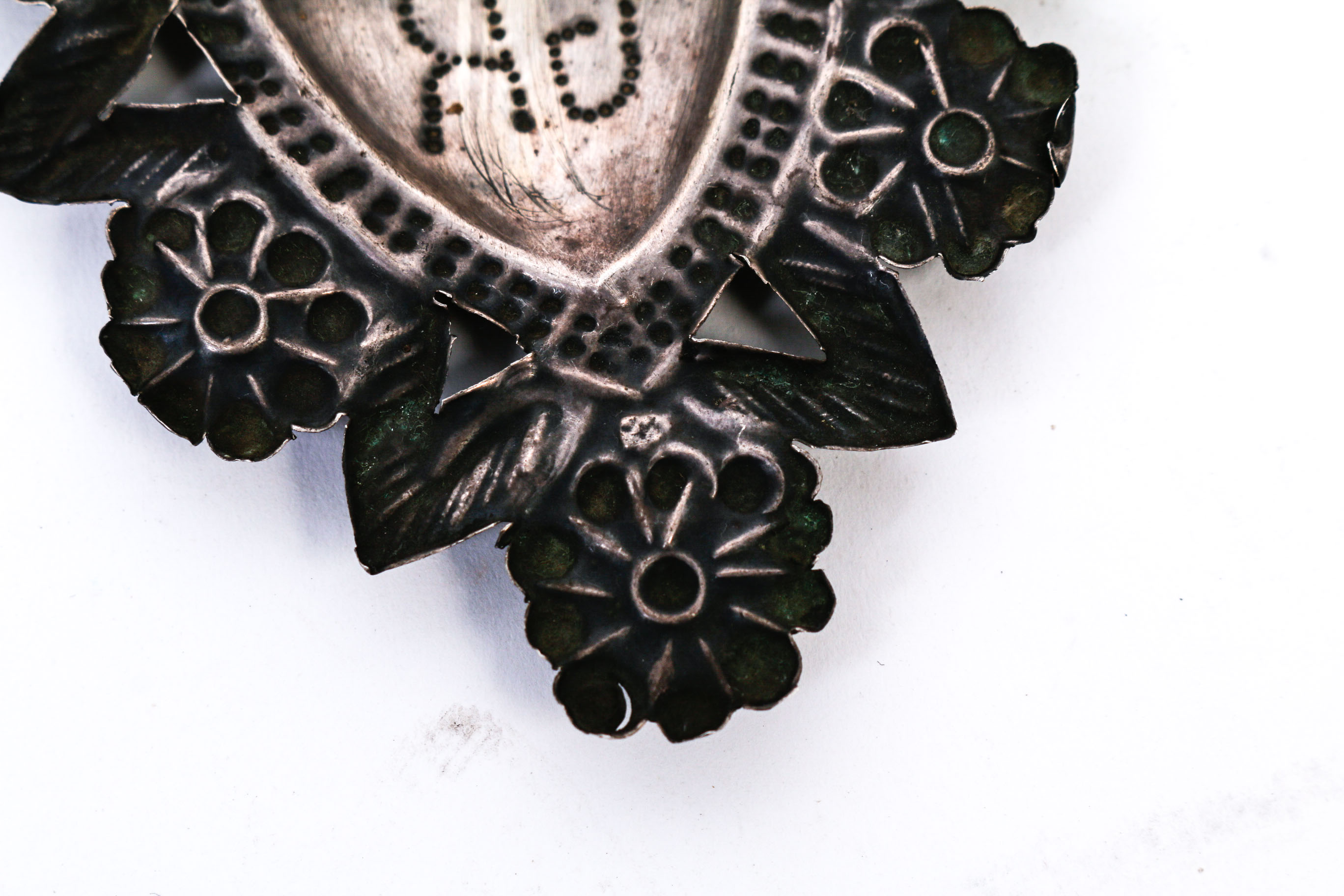 Sterling Silver Mexican Milagro Heart Pendants