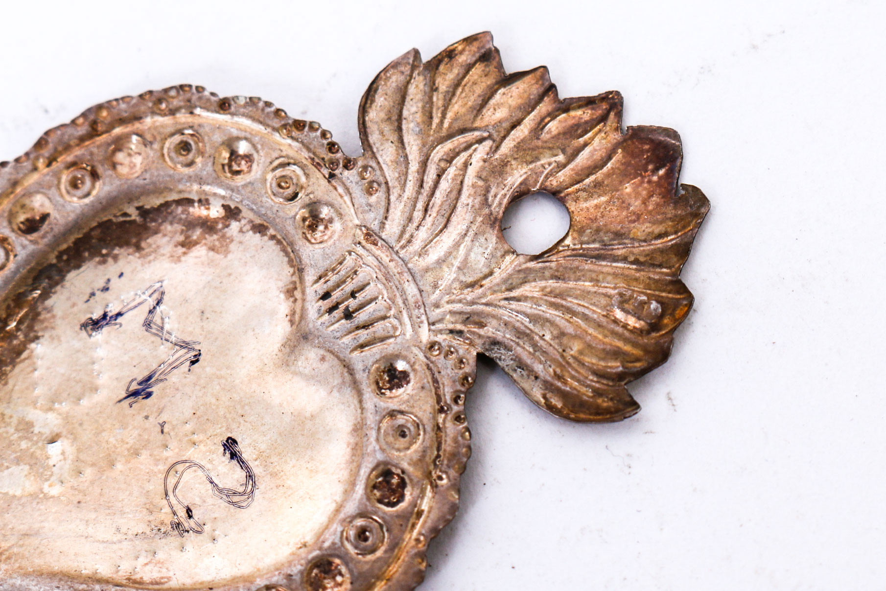 Sterling Silver Mexican Milagro Heart Pendants