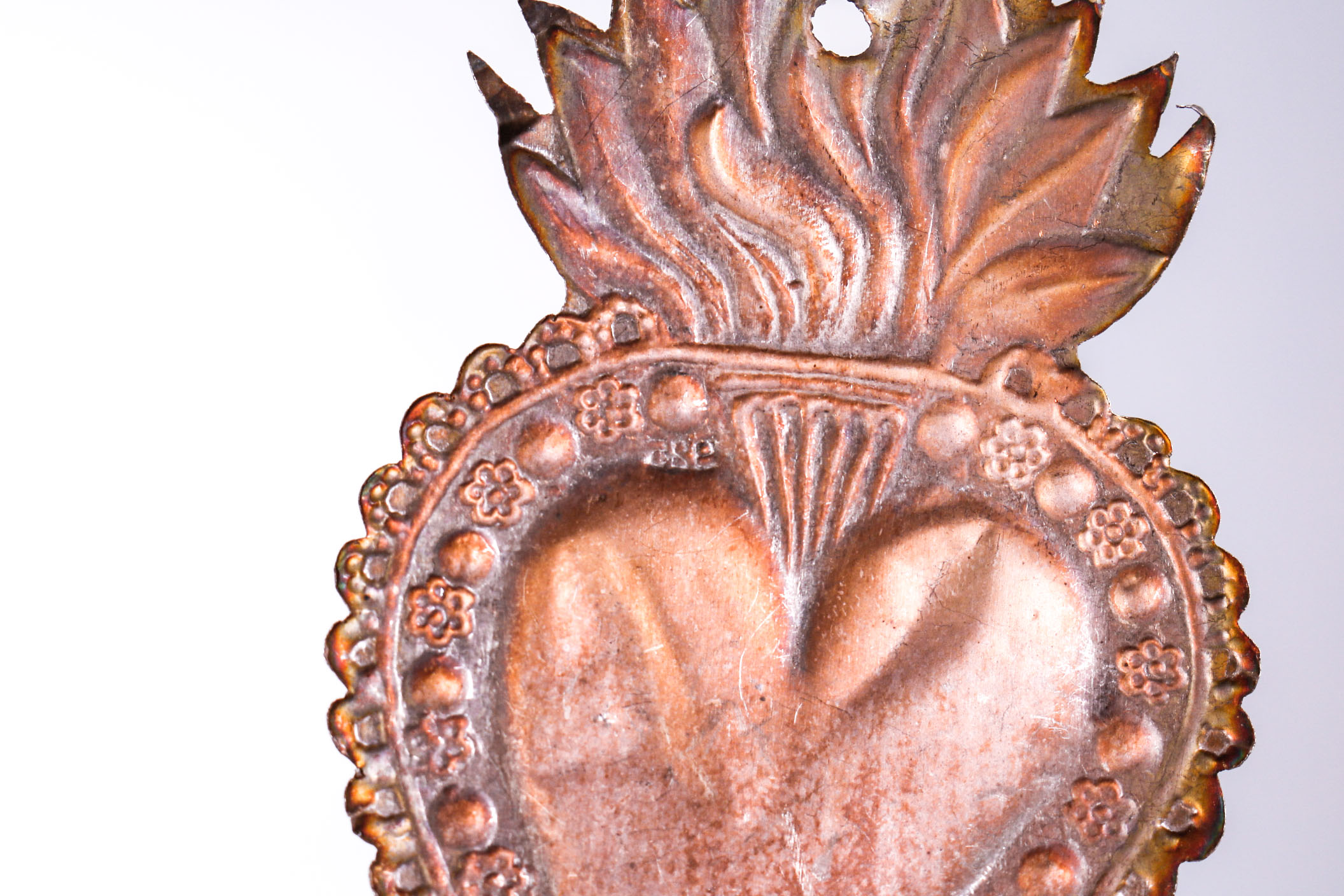 Sterling Silver Mexican Milagro Heart Pendants